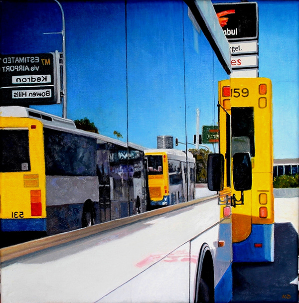 Waiting and Reflecting by K D De Silva | Lethbridge Gallery